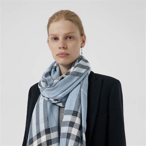 burberry scarf dusty blue|burberry silk scarf.